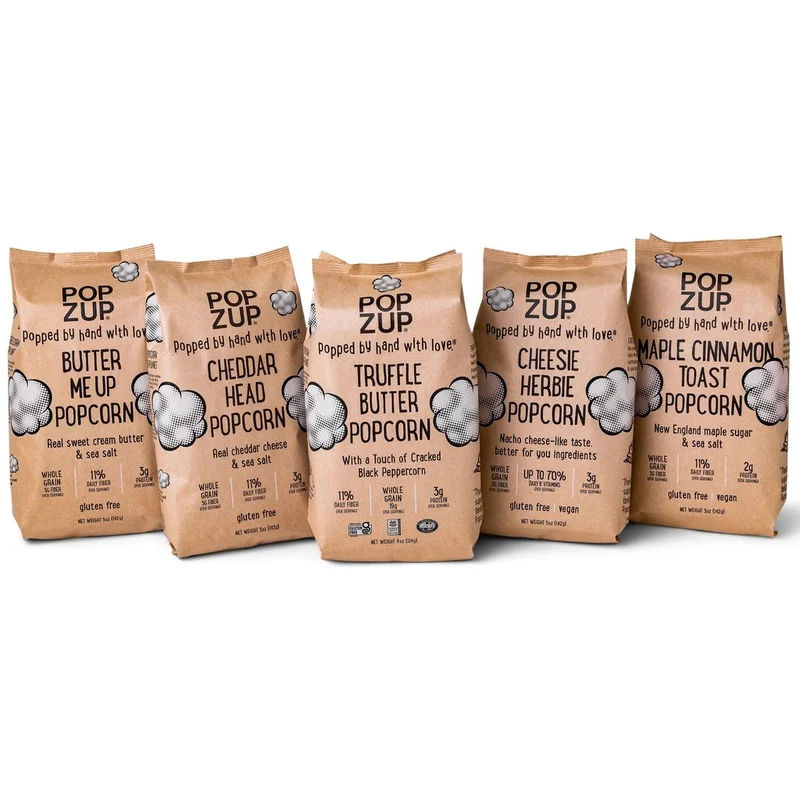 Image of Try Them All Popcorn Asst. - Non-GMO, GF (5 Lg. Bags)