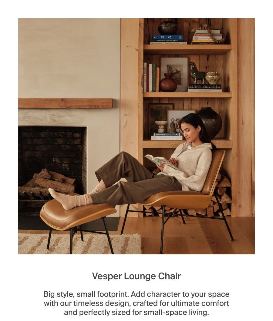 Vesper Leather Lounge Chair