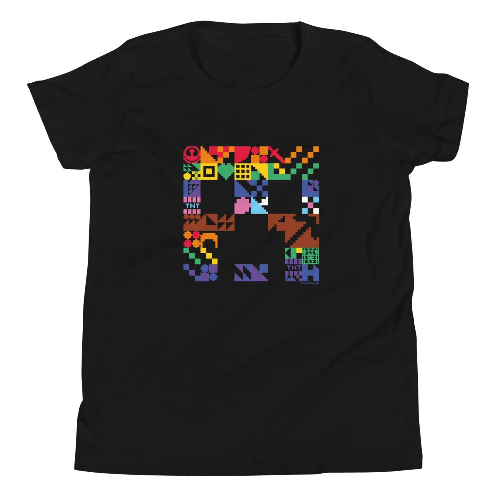 Image of Minecraft Creeper Pride Kids T-Shirt