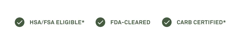 HSA / FSA Eligible | FDA-Cleared | Carb Certified