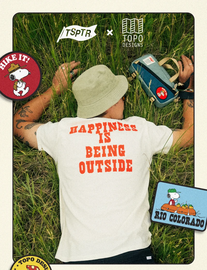 Shop the TSPTR X Topo Designs Collab