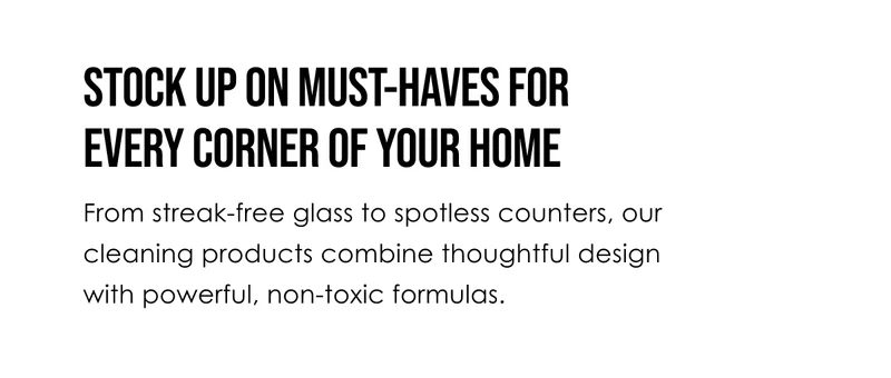 Stock up on must-haves for every corner of your home