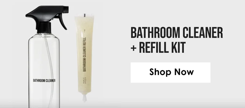 Bathroom Cleaner + Refill Kit