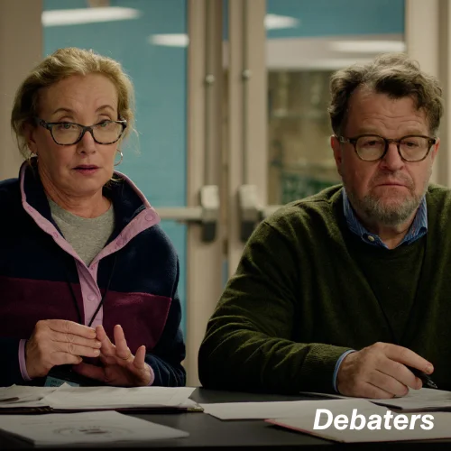 "Debaters" film still.
