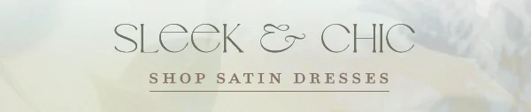 Shop Satin Dresses