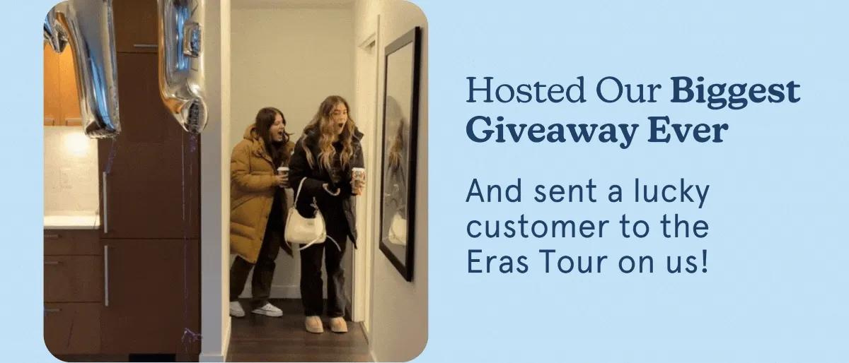 Hosted our biggest giveaway ever!