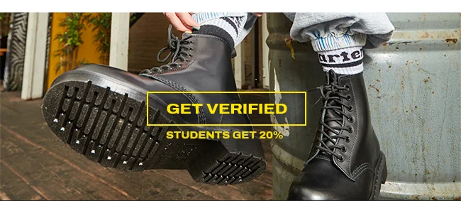 Students get 20% off. GET VERIFIED