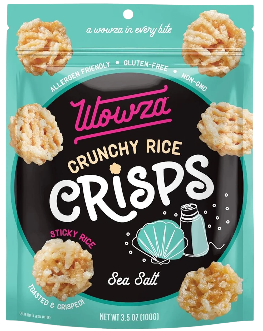 Image of Wowza Sea Salt Rice Crisps