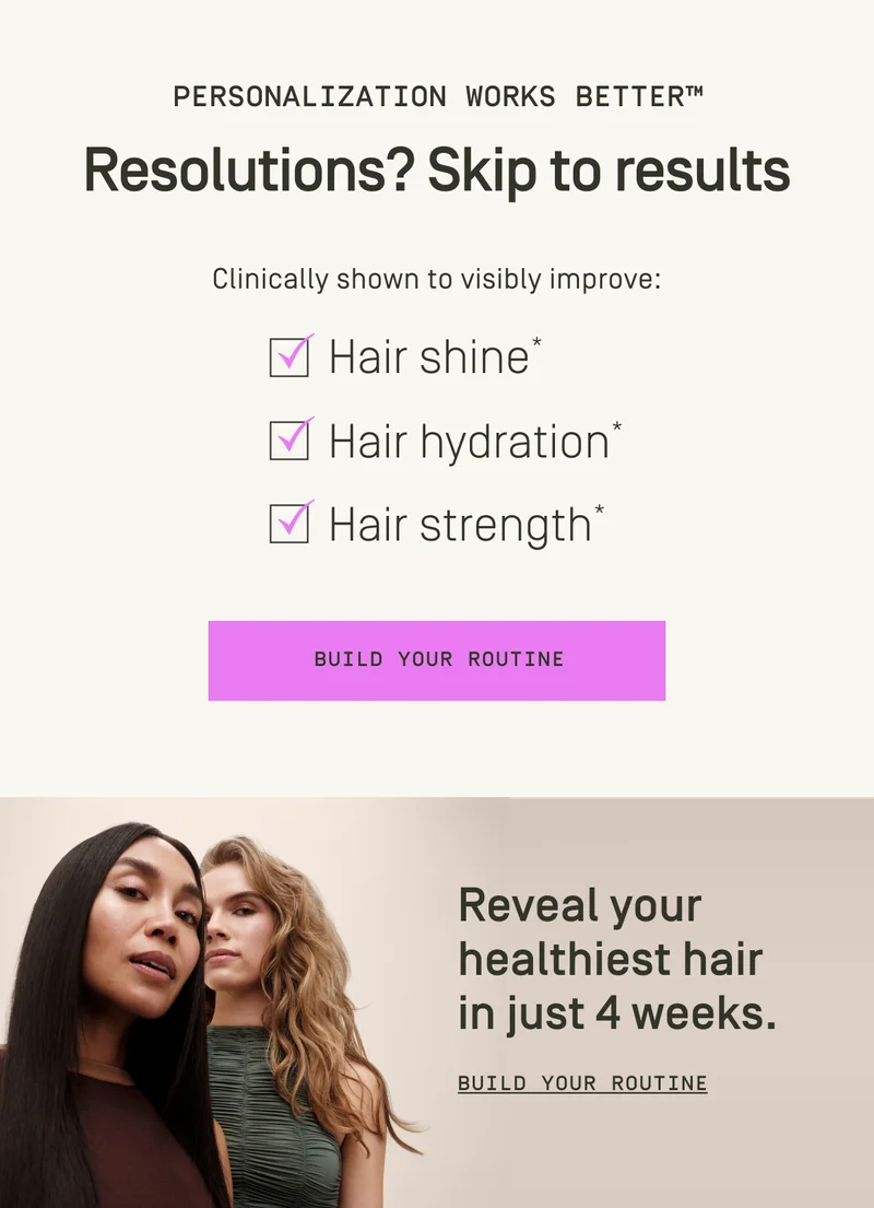 Resolutions? Skip to results | Build your routine