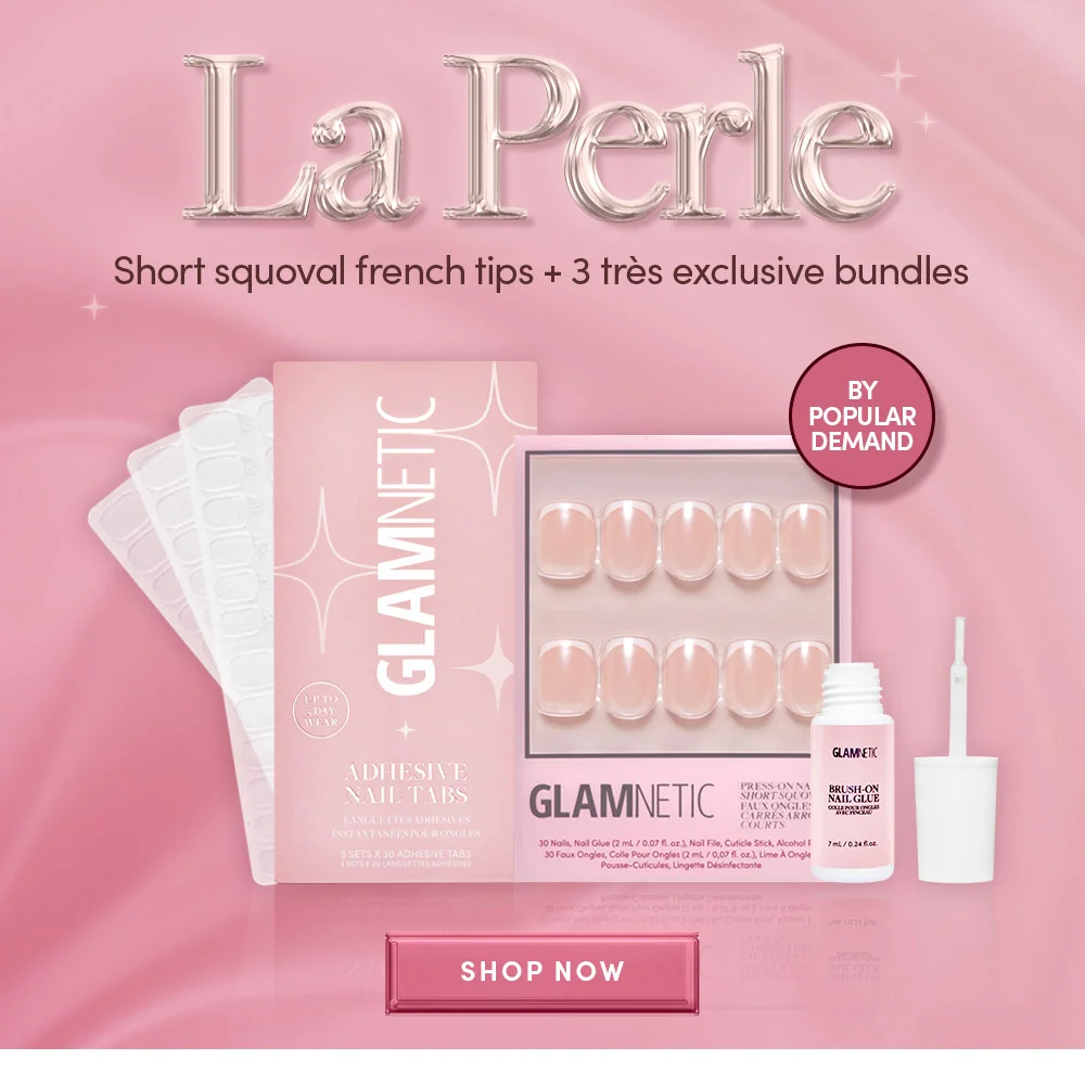 La Perle Short Squoval French Tips & Bundles