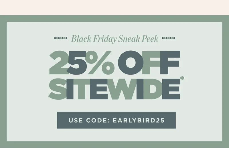 25% Off Sitewide