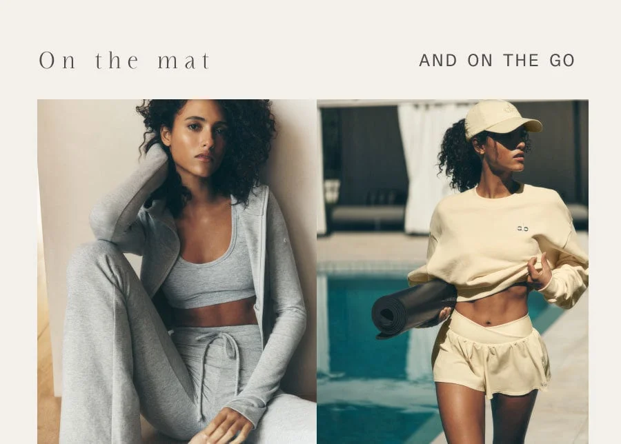 On the mat AND ON THE GO