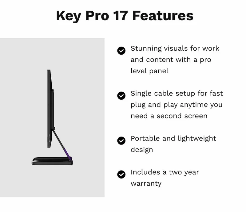 Key Pro 17 Features