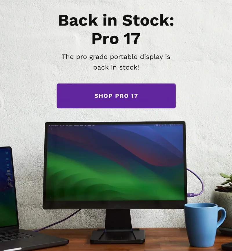 Back in stock Pro 17