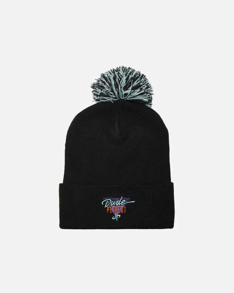 Image of Dunk Squad Pom Beanie (Black)