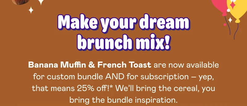 Make your dream brunch mix!
