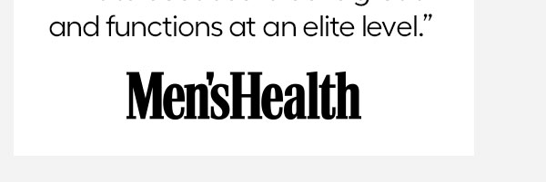 "The word cool isn't often associated with shakers but this one is decidedly so. That's because t looks great and functions at an elite level." - Men's Health