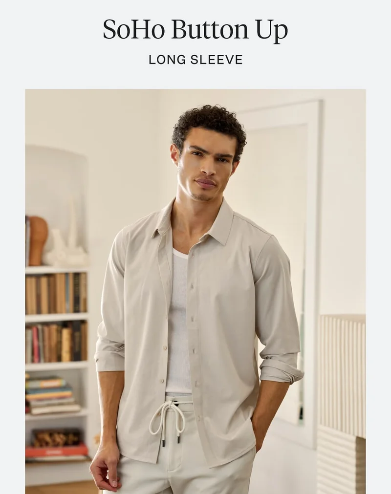 SoHo Button Up Long Sleeve
