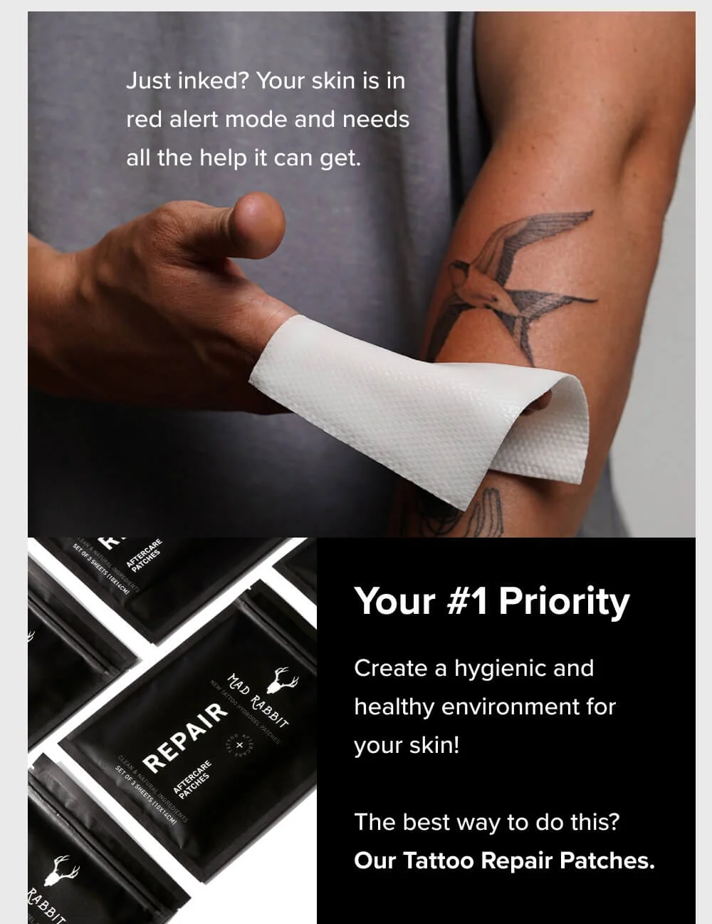 Your #1 Priority  Create a hygienic and healthy environment for your skin!