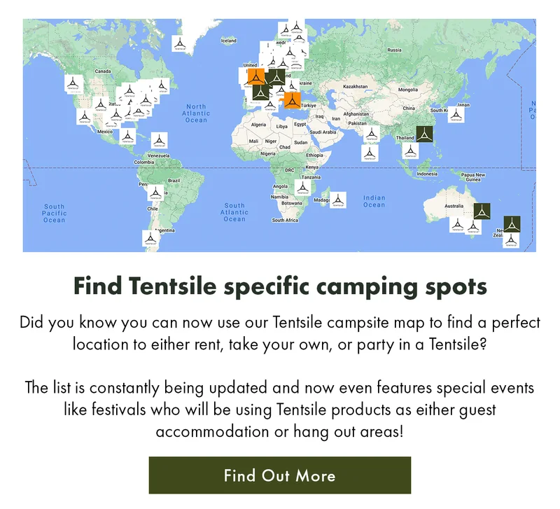 Find Tentsile camping spots