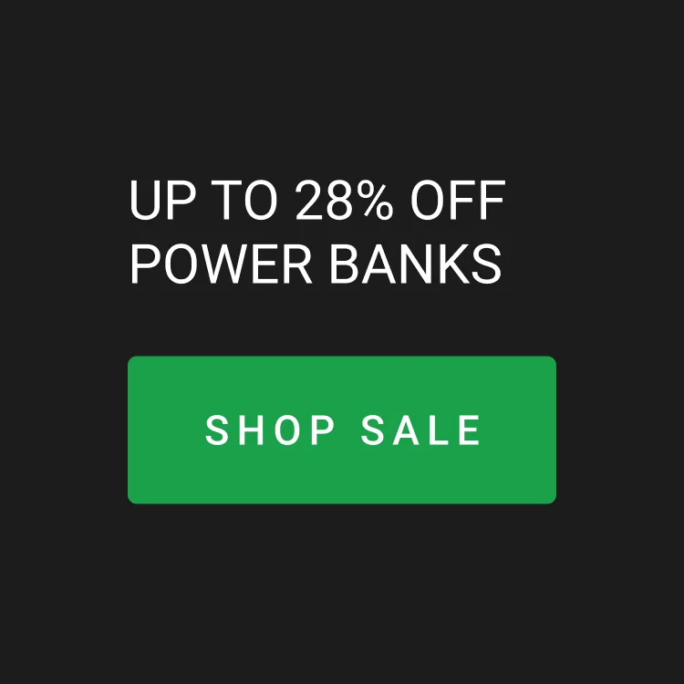 Up to 28% OFF Power Banks | Shop Sale