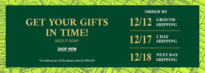 Get your gifts in time