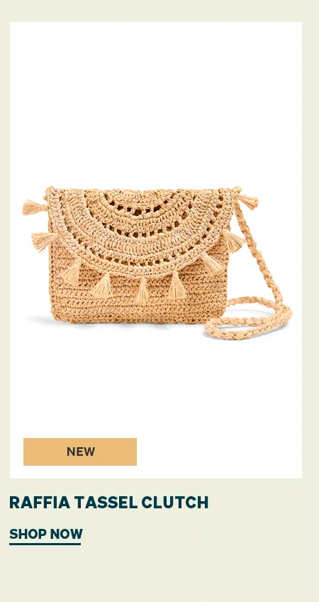 Raffia Clutch