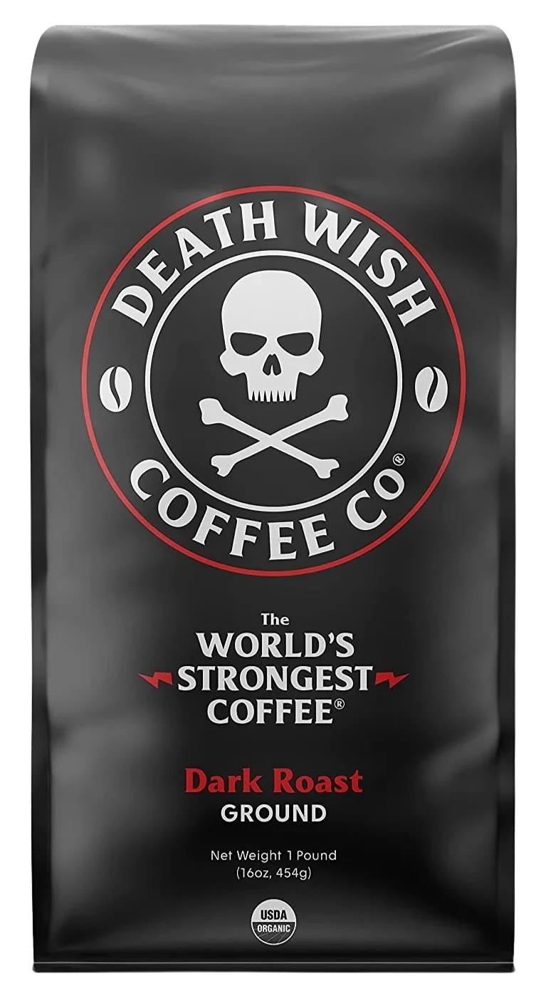 Image of Death Wish Coffee Co Organic Dark Roast Ground Coffee