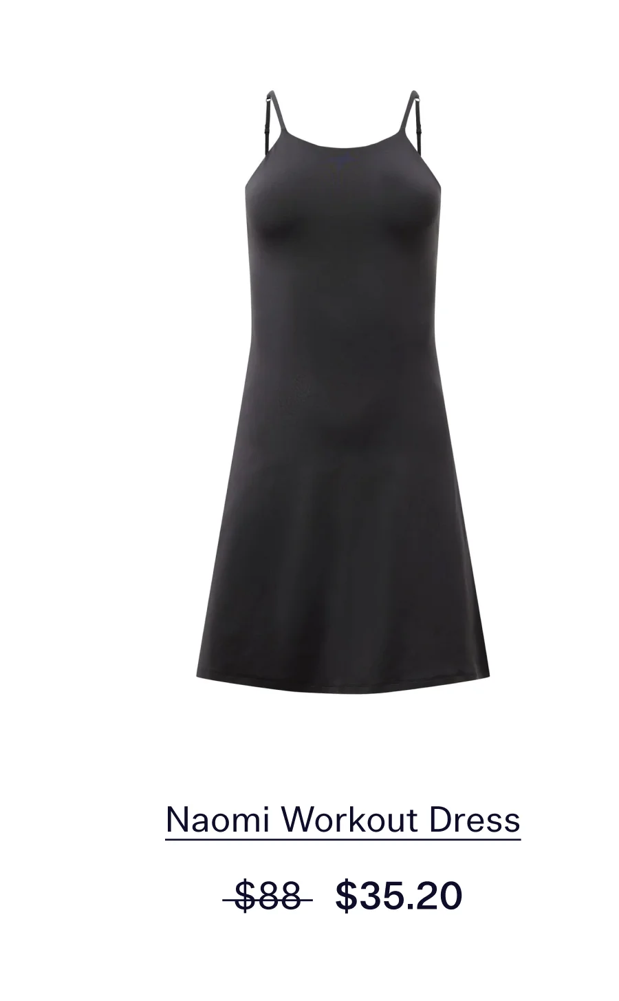 Naomi Workout Dress