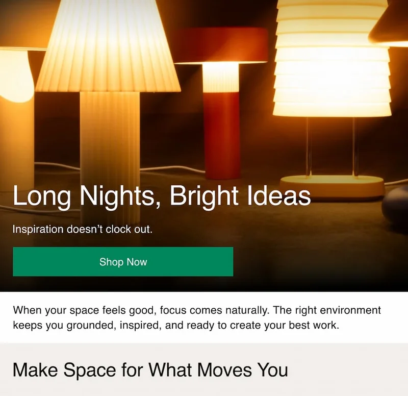 Long Nights, Bright Ideas | Make Space for What Moves You