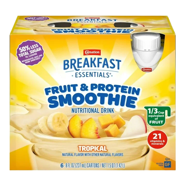 Image of Carnation Tropical Fruit & Protein Smoothie