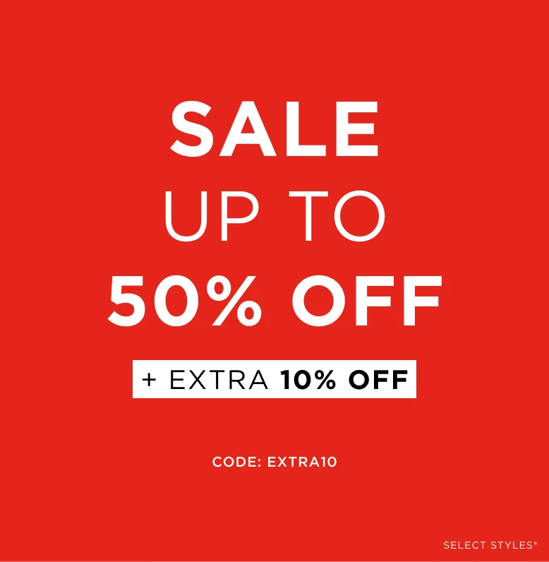 Up to 50% off + 10% Off