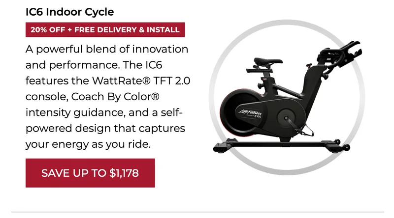 20% OFF | IC6 Indoor Cycle