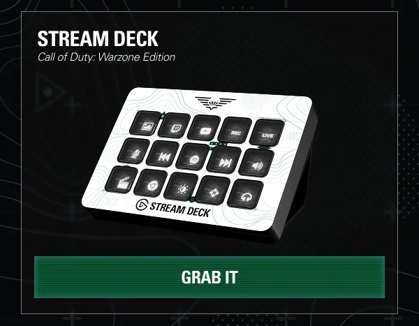 STREAM DECK - Call of Duty: Warzone Edition. Grab it