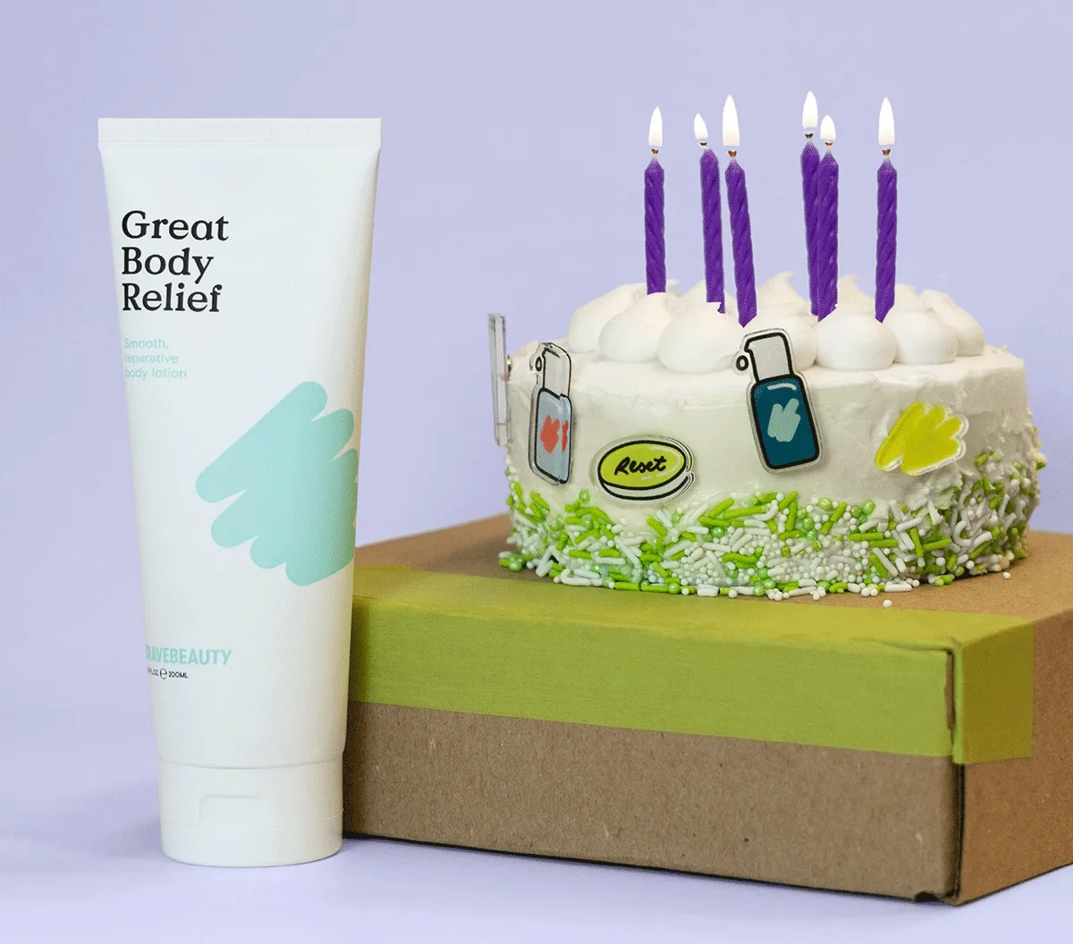 Great Body Relief with a KB decorated cake