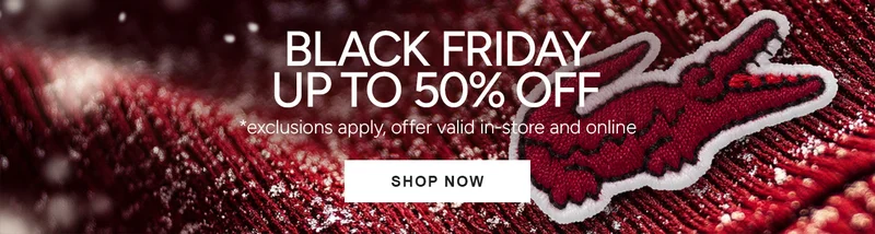Black Friday, Up to 50% Off*