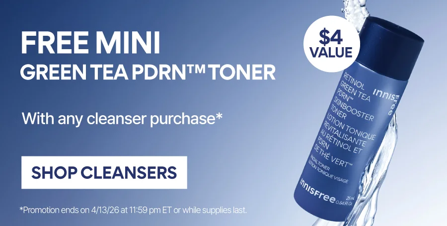 FREE PDRN TONER MINI WITH CLEANSER PURCHASE