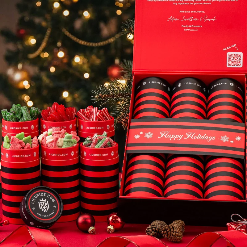 Image of Santa's Favorite Holiday - 6 Tube Gift Box