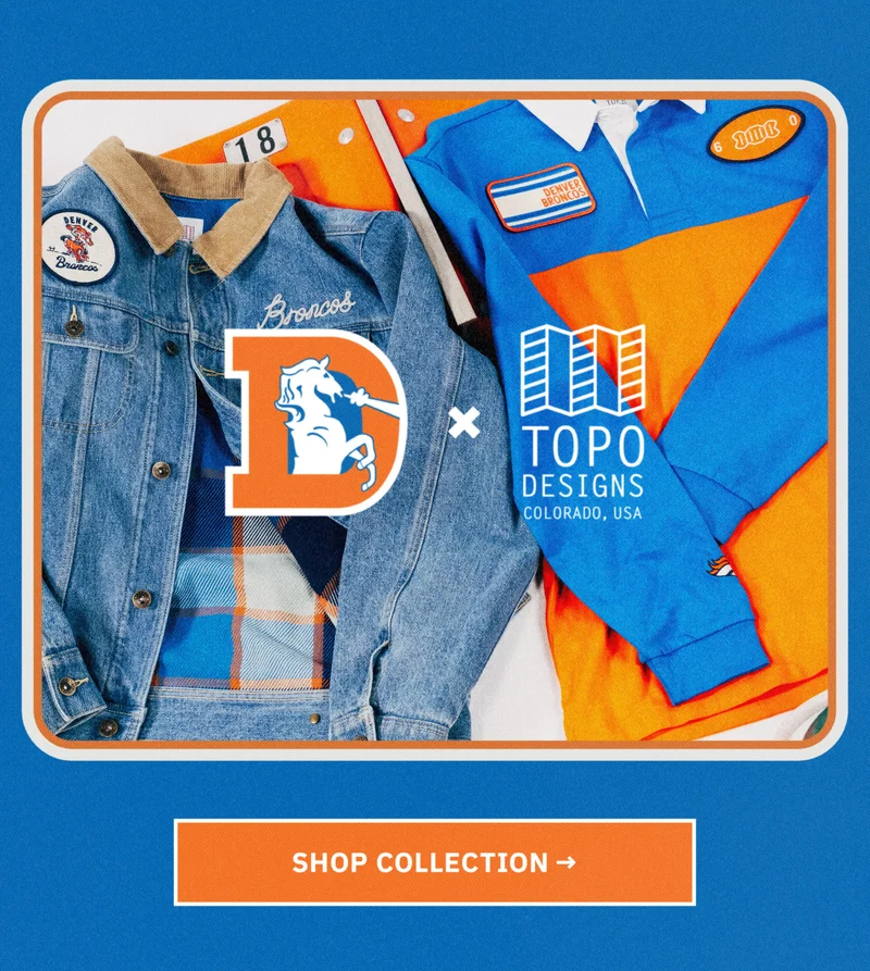Shop Denver Broncos X Topo Designs