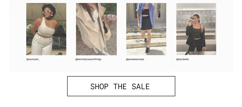 SHOP THE SALE
