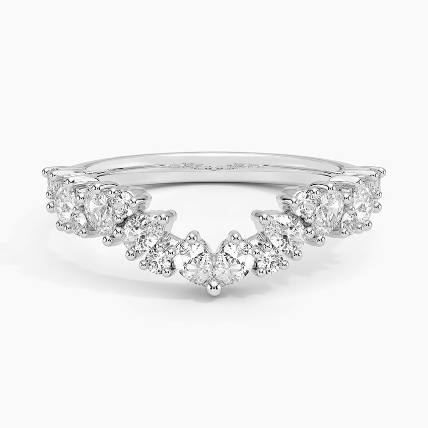 Olivetta Contoured Diamond Ring