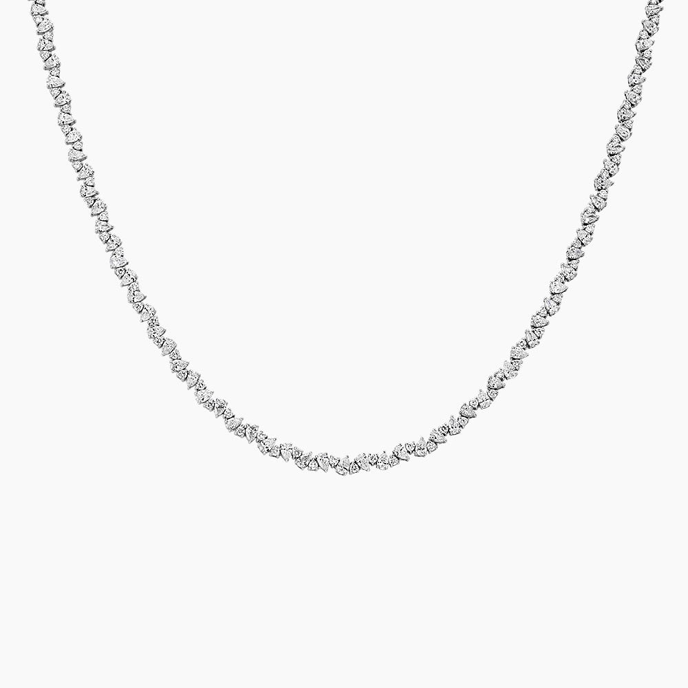 Olivetta Lab Diamond Tennis Necklace