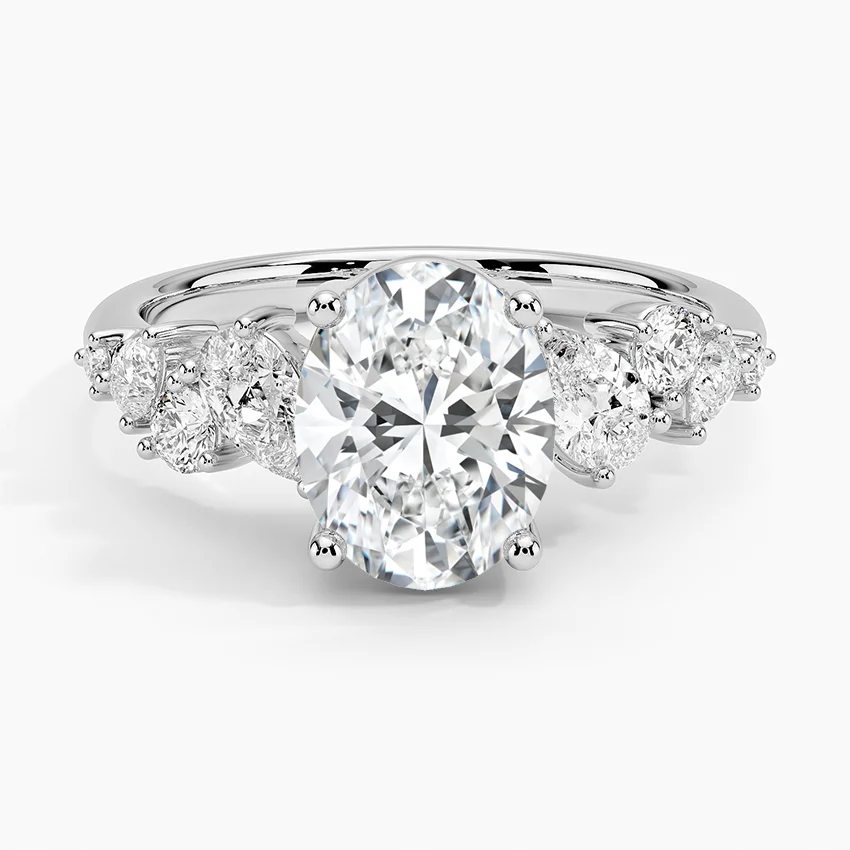Olivetta Tapered Diamond Ring
