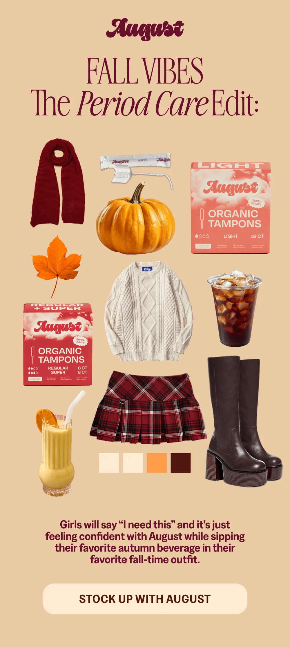 FALL VIBES [STOCK UP WITH AUGUST]