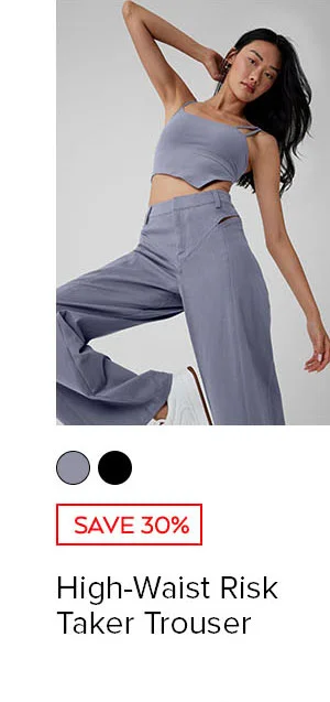 HIGH-WAIST RISK TAKER TROUSER