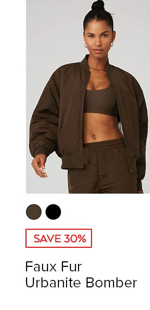 FAUX FUR URBANITE BOMBER