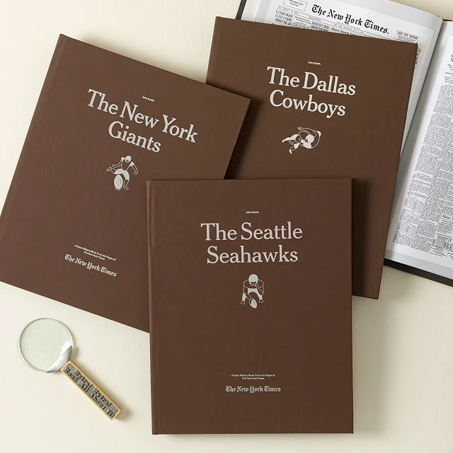 New York Times Custom Football Book