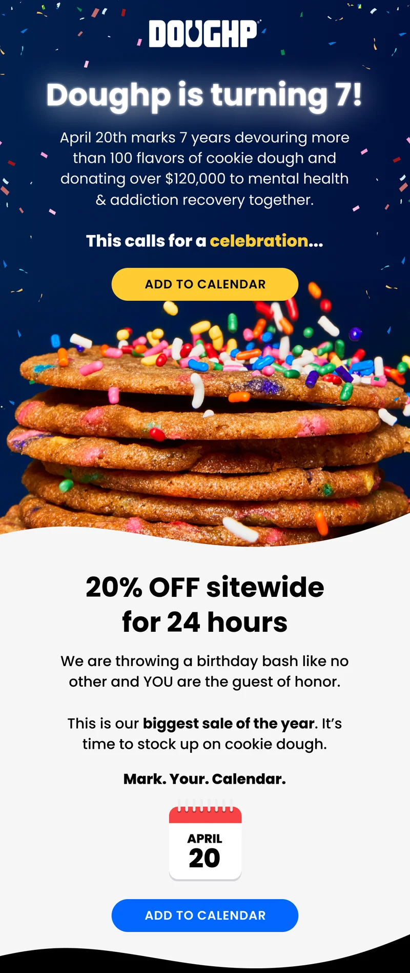 Edible Cookie Dough Birthday Sale Coming Soon