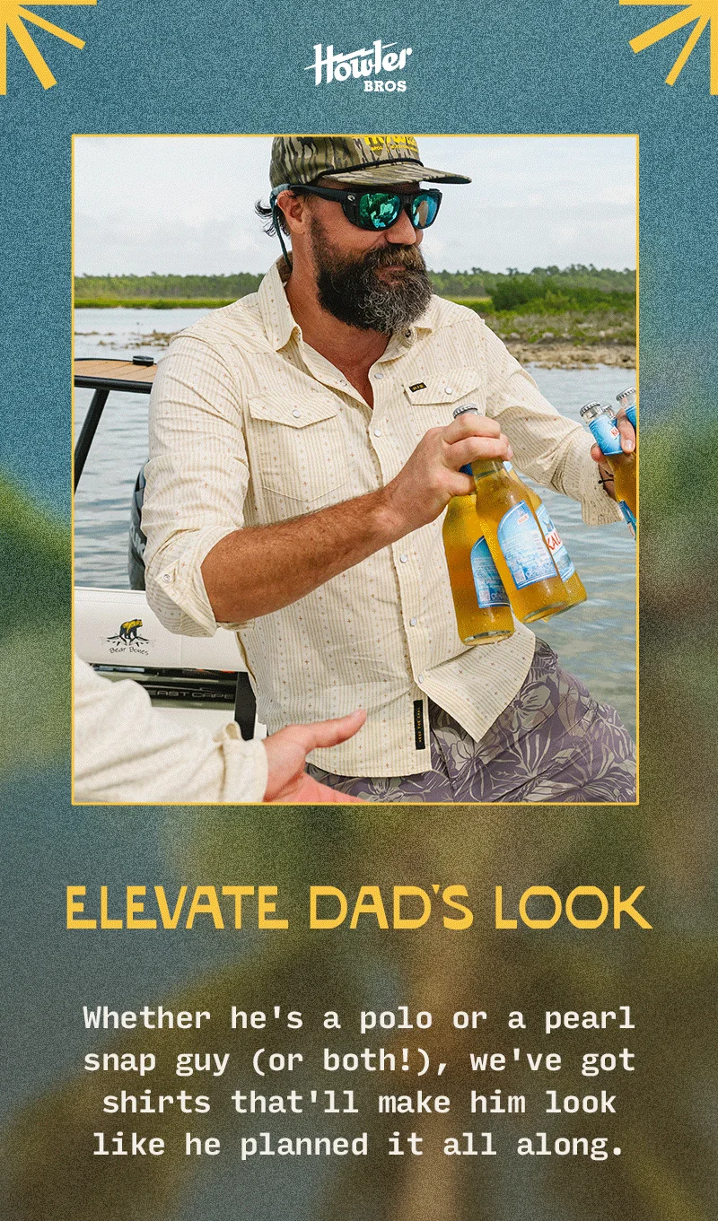Whether he's a polo or a pearl snap guy (or both), we've got shirts that'll make him look like he planned it all along.