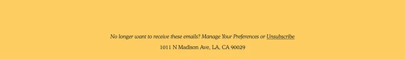 Manage Preferences